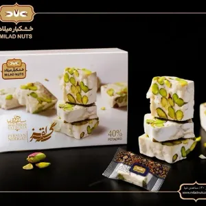 گز لقمه 40% پسته ساعدی نیا