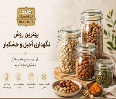 بهترین روش نگهداری آجیل و خشکبار در خانه 